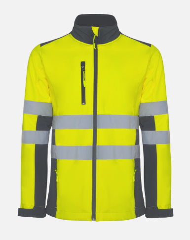 Chaqueta softshell alta visibilidad