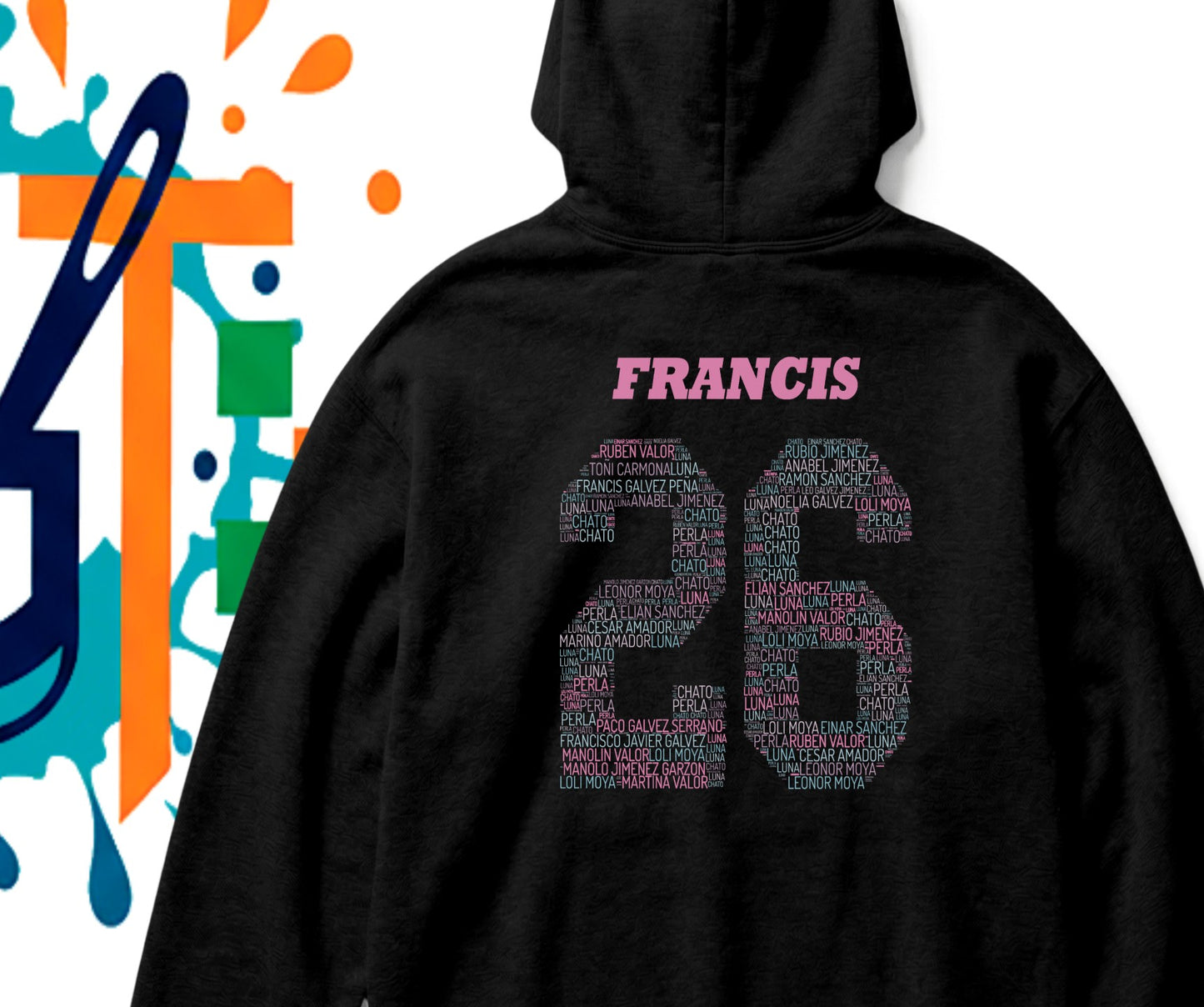 SUDADERA CON CAPUCHA GRADUACIONES