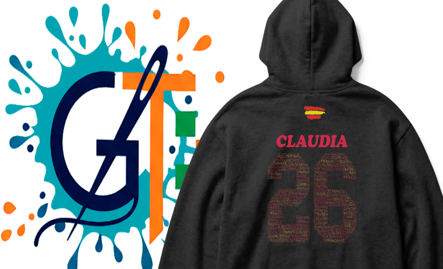 SUDADERA CON CAPUCHA GRADUACIONES