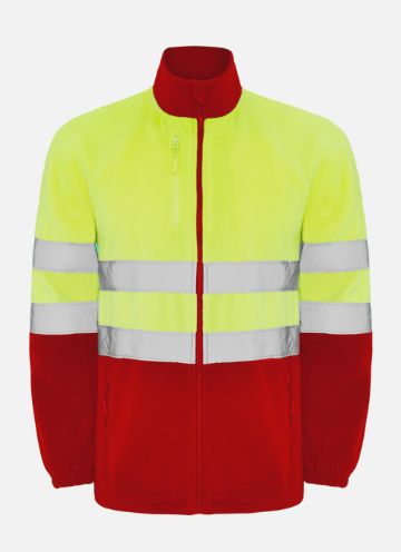 Chaqueta polar alta visibilidad
