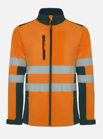 Chaqueta softshell alta visibilidad