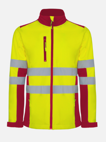 Chaqueta softshell alta visibilidad