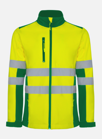 Chaqueta softshell alta visibilidad