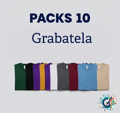 PACKS 10 CAMISETAS